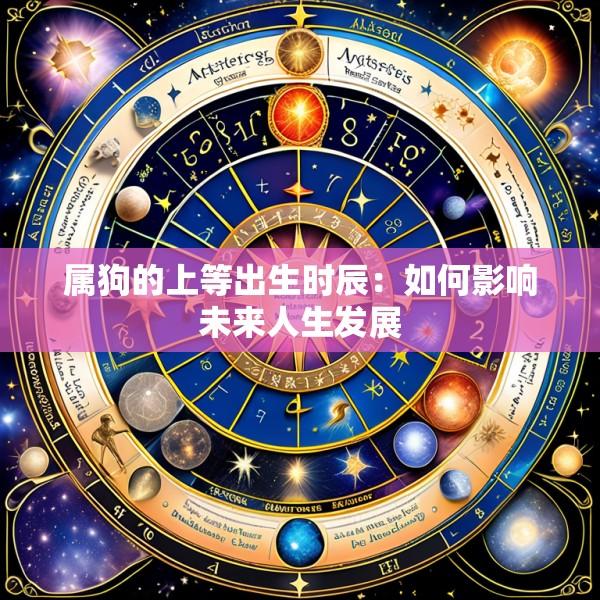 属狗的上等出生时辰：如何影响未来人生发展