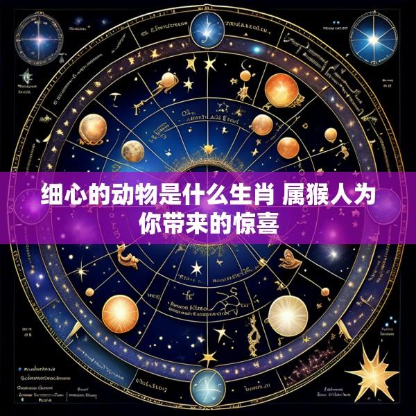 细心的动物是什么生肖 属猴人为你带来的惊喜