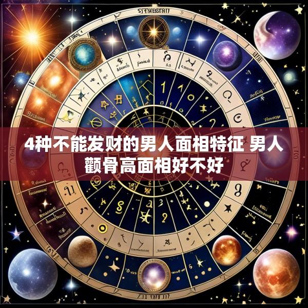 4种不能发财的男人面相特征 男人颧骨高面相好不好