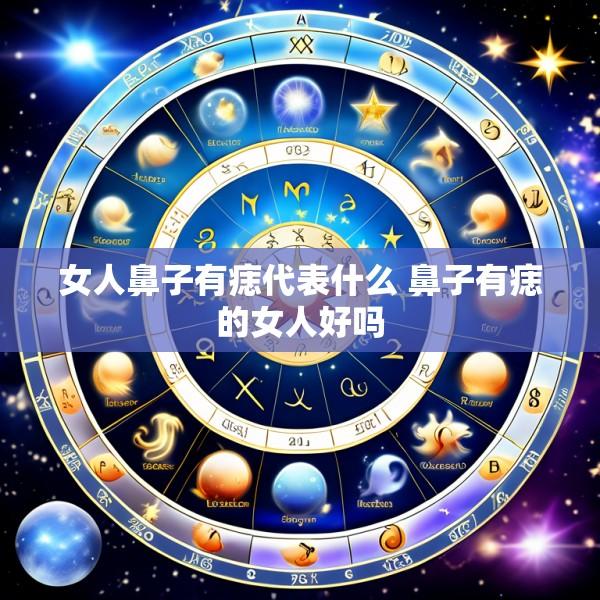 女人鼻子有痣代表什么 鼻子有痣的女人好吗