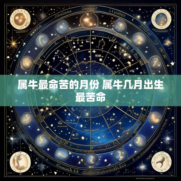 属牛最命苦的月份 属牛几月出生最苦命