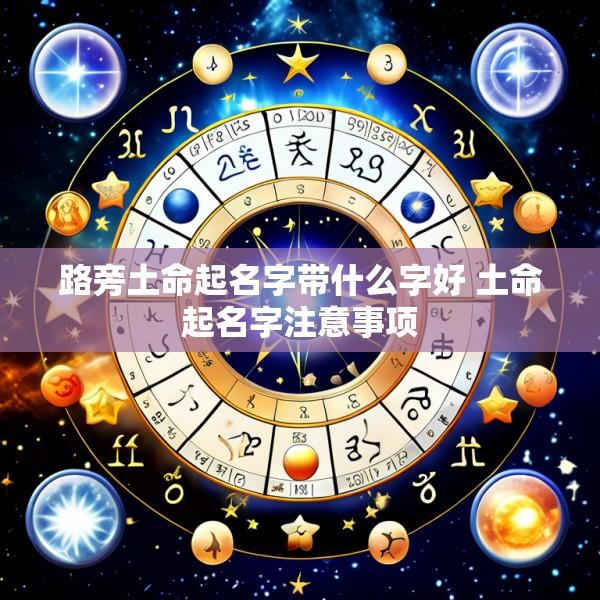 路旁土命起名字带什么字好 土命起名字注意事项