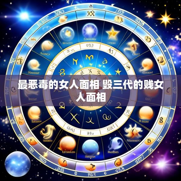 最恶毒的女人面相 毁三代的贱女人面相