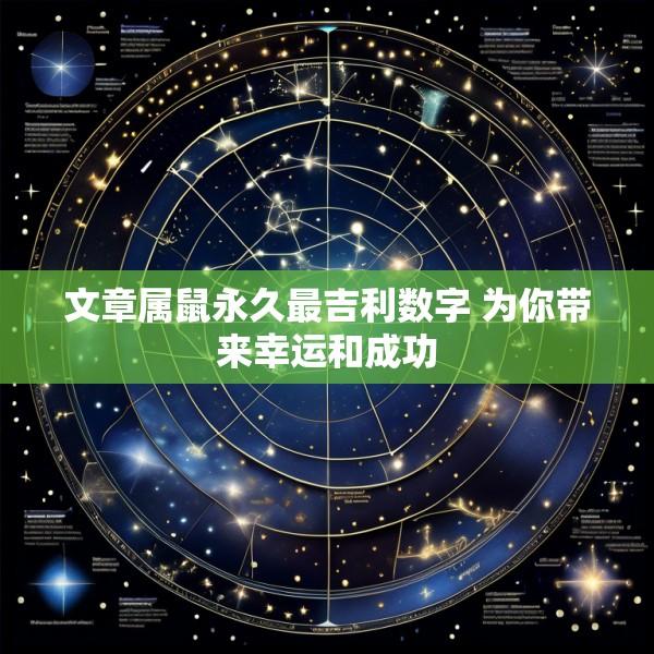 文章属鼠永久最吉利数字 为你带来幸运和成功