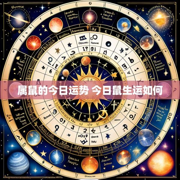 属鼠的今日运势 今日鼠生运如何