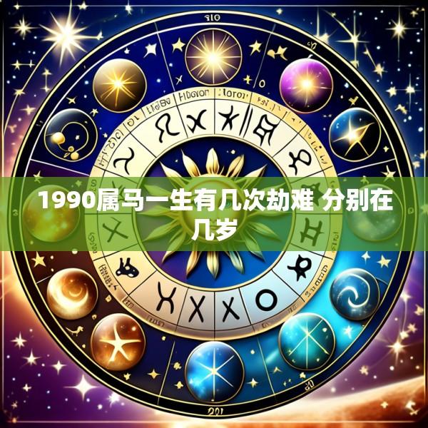 1990属马一生有几次劫难 分别在几岁