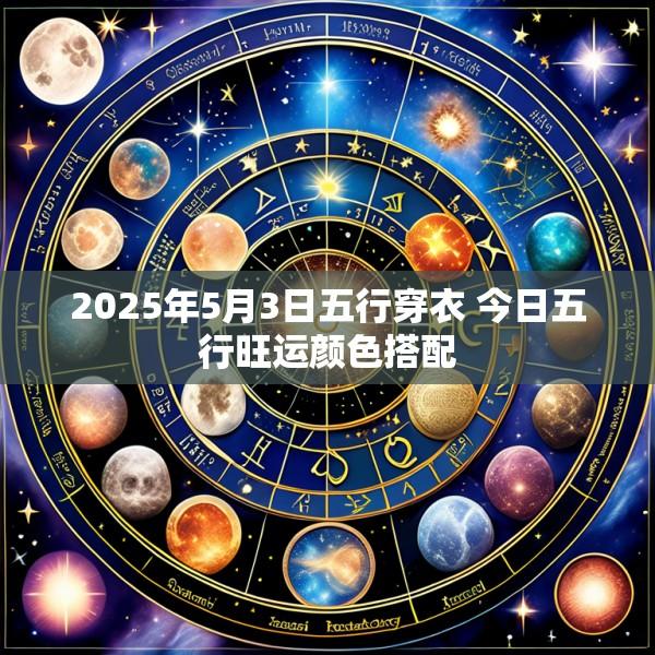 2025年5月3日五行穿衣 今日五行旺运颜色搭配