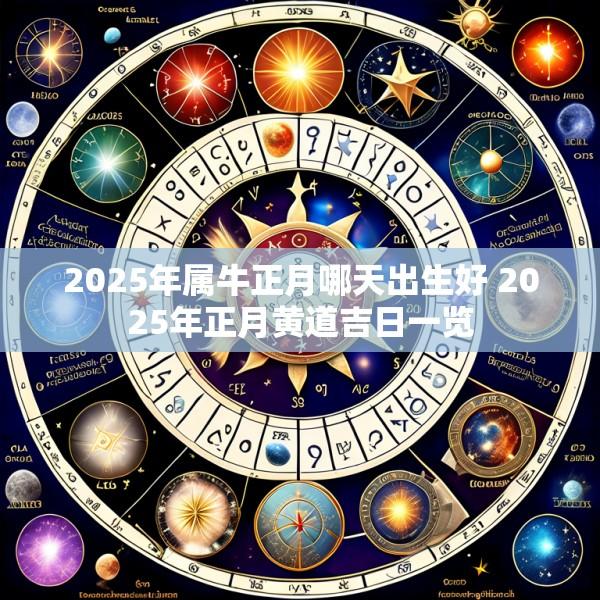 2025年属牛正月哪天出生好 2025年正月黄道吉日一览
