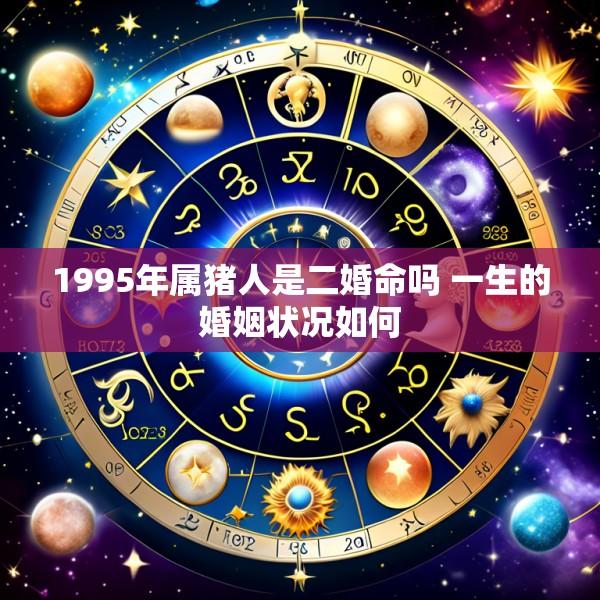 1995年属猪人是二婚命吗 一生的婚姻状况如何