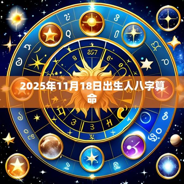2025年11月18日出生人八字算命