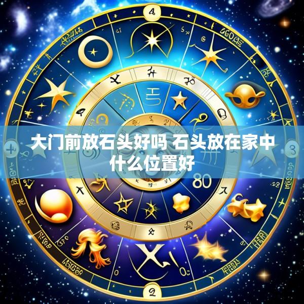 大门前放石头好吗 石头放在家中什么位置好