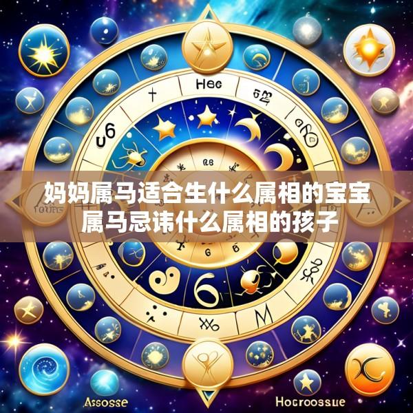 妈妈属马适合生什么属相的宝宝 属马忌讳什么属相的孩子