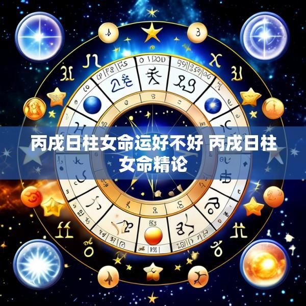 丙戌日柱女命运好不好 丙戌日柱女命精论