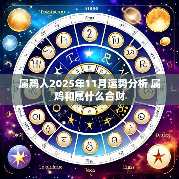 属鸡人2025年11月运势分析 属鸡和属什么合财