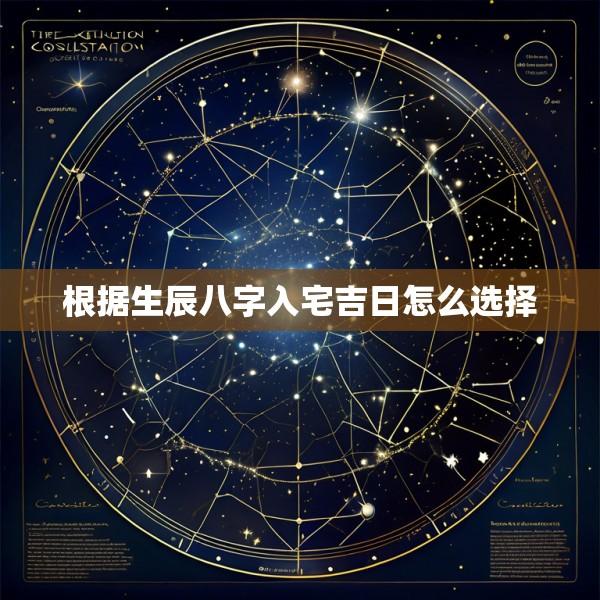 根据生辰八字入宅吉日怎么选择