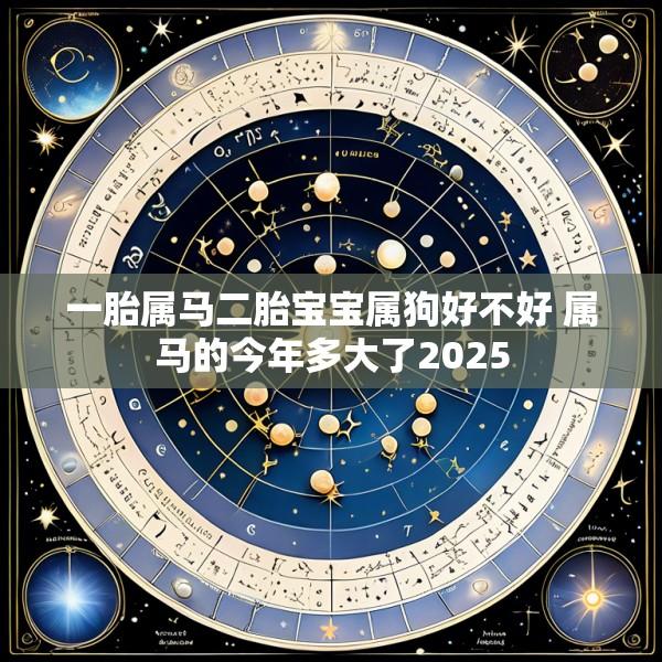 一胎属马二胎宝宝属狗好不好 属马的今年多大了2025