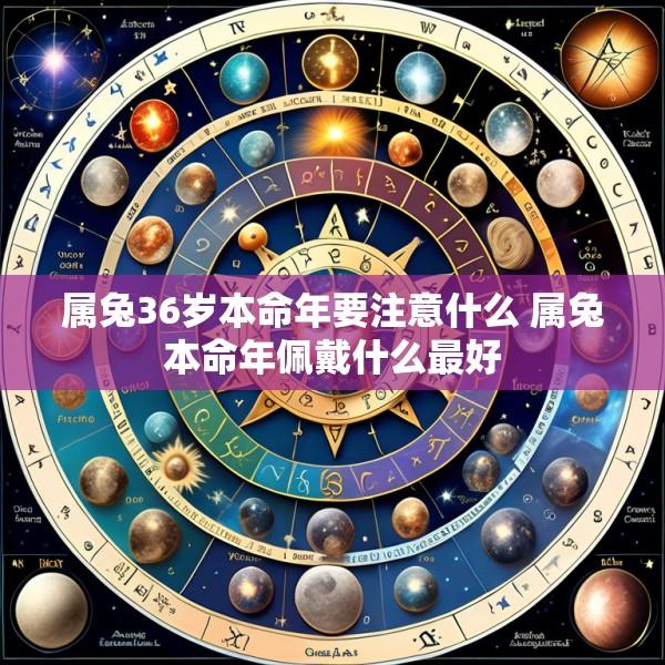 属兔36岁本命年要注意什么 属兔本命年佩戴什么最好