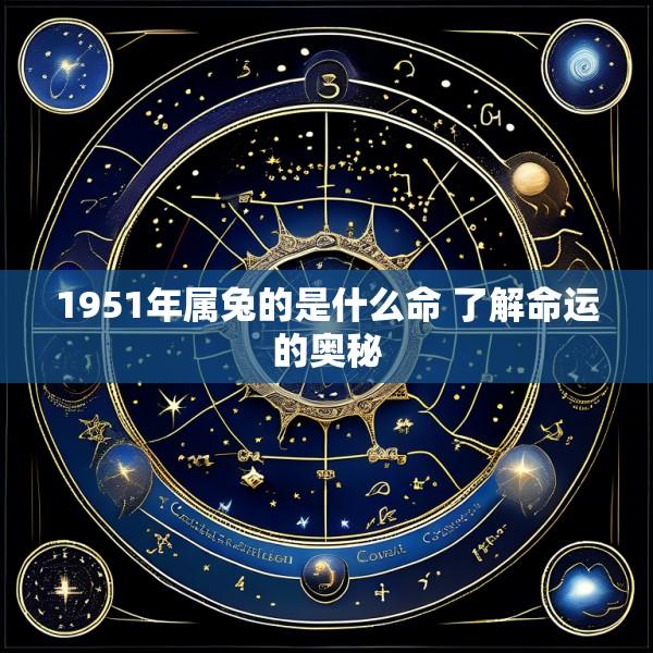 1951年属兔的是什么命 了解命运的奥秘