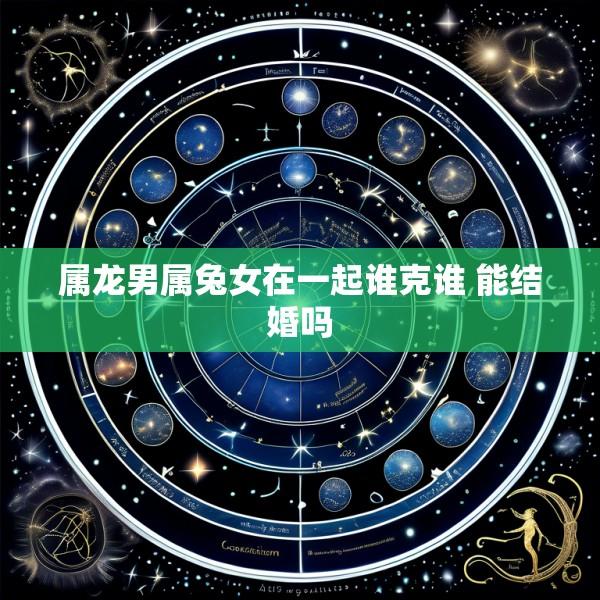 属龙男属兔女在一起谁克谁 能结婚吗
