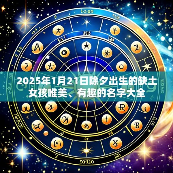 2025年1月21日除夕出生的缺土女孩唯美、有趣的名字大全