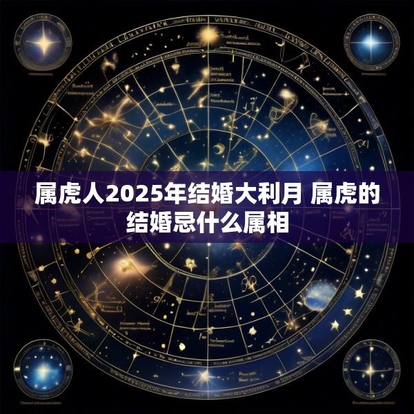 属虎人2025年结婚大利月 属虎的结婚忌什么属相