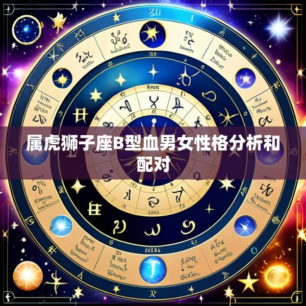 属虎狮子座B型血男女性格分析和配对