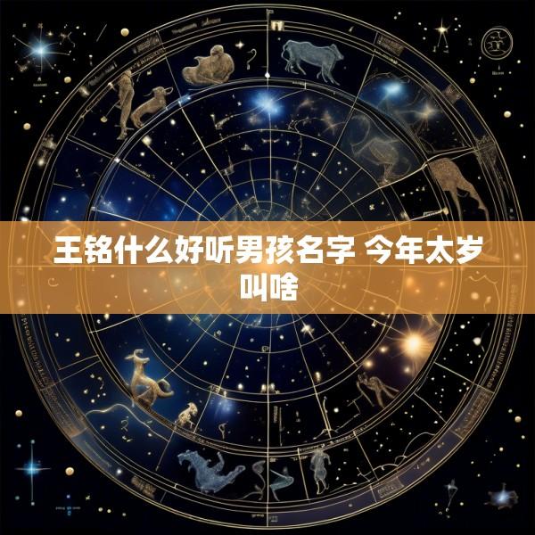 王铭什么好听男孩名字 今年太岁叫啥