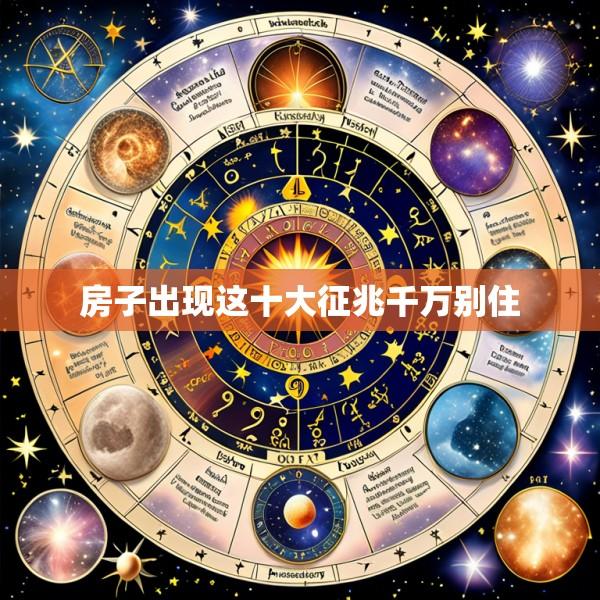 房子出现这十大征兆千万别住