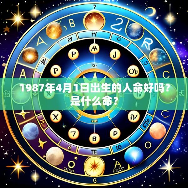1987年4月1日出生的人命好吗？是什么命？
