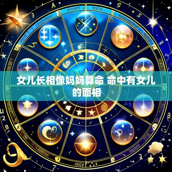 女儿长相像妈妈算命 命中有女儿的面相
