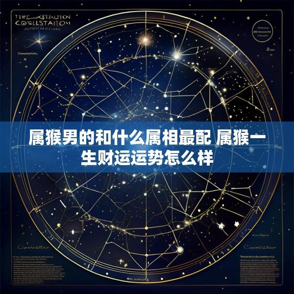 属猴男的和什么属相最配 属猴一生财运运势怎么样