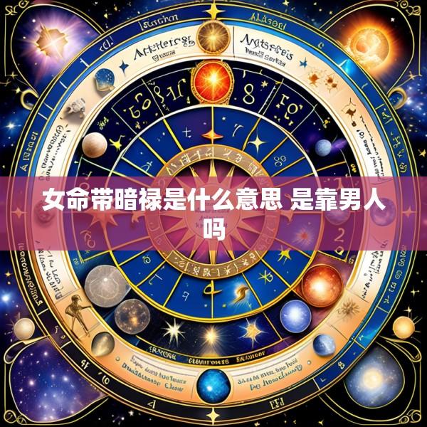 女命带暗禄是什么意思 是靠男人吗