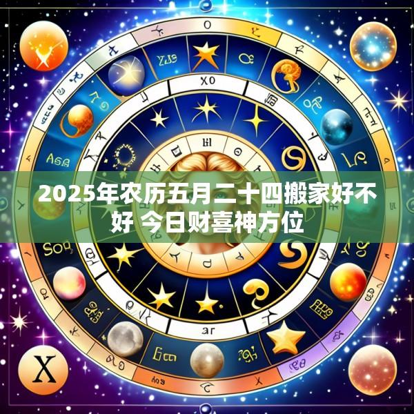 2025年农历五月二十四搬家好不好 今日财喜神方位