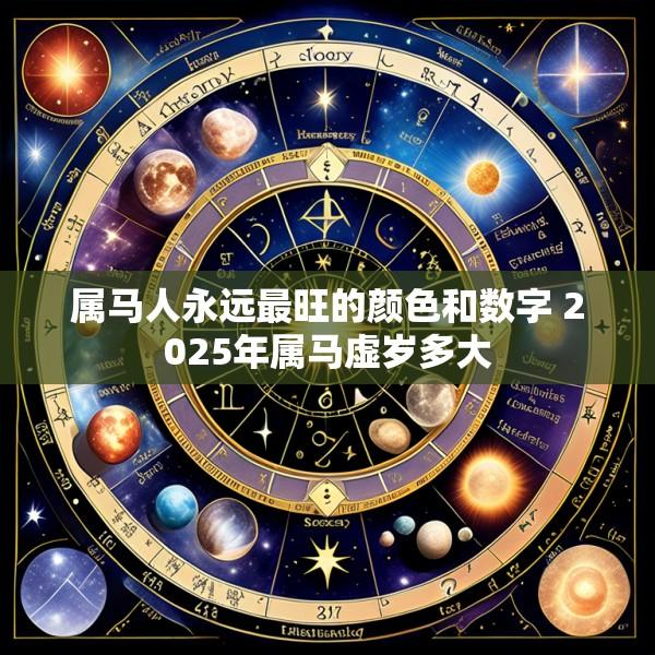属马人永远最旺的颜色和数字 2025年属马虚岁多大
