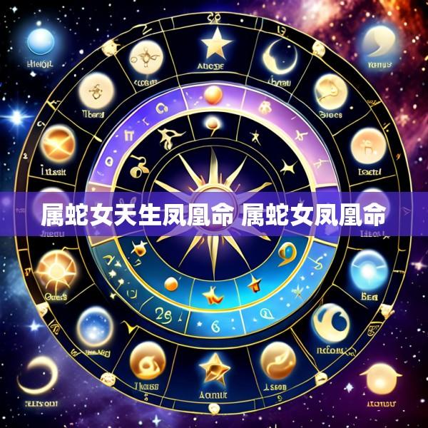 属蛇女天生凤凰命 属蛇女凤凰命