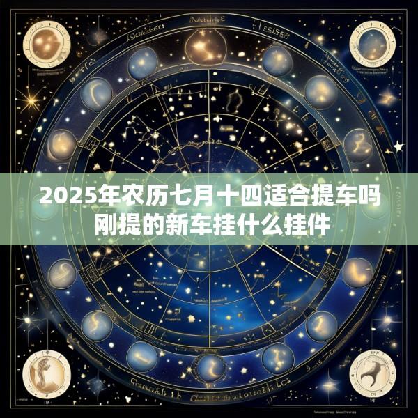 2025年农历七月十四适合提车吗 刚提的新车挂什么挂件