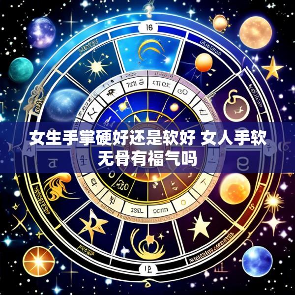女生手掌硬好还是软好 女人手软无骨有福气吗