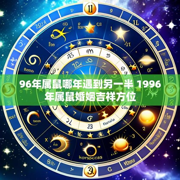 96年属鼠哪年遇到另一半 1996年属鼠婚姻吉祥方位