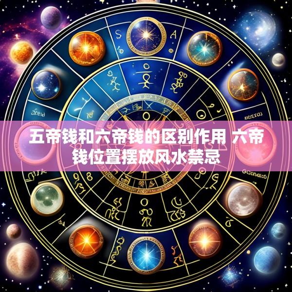 五帝钱和六帝钱的区别作用 六帝钱位置摆放风水禁忌