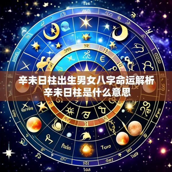 辛未日柱出生男女八字命运解析 辛未日柱是什么意思