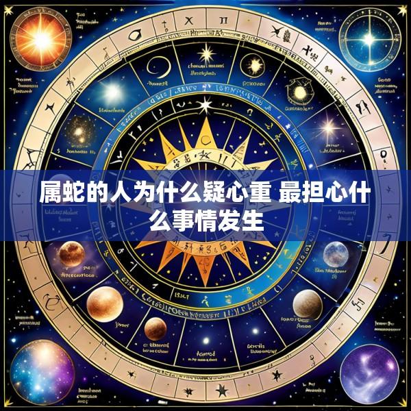 属蛇的人为什么疑心重 最担心什么事情发生