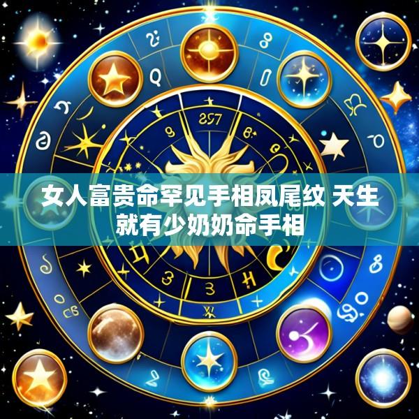 女人富贵命罕见手相凤尾纹 天生就有少奶奶命手相