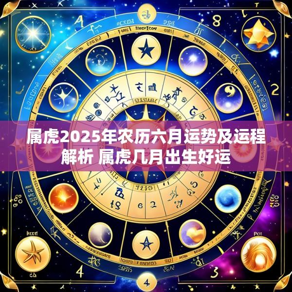 属虎2025年农历六月运势及运程解析 属虎几月出生好运
