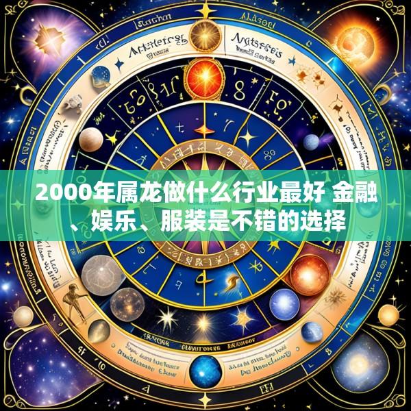 2000年属龙做什么行业最好 金融、娱乐、服装是不错的选择