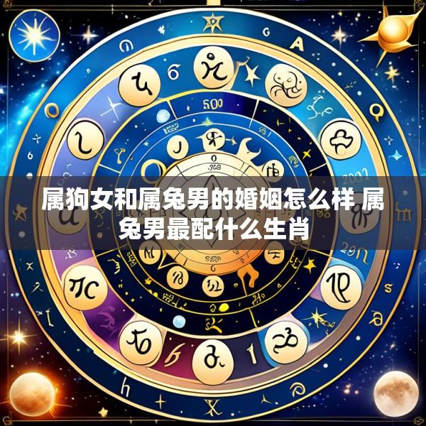 属狗女和属兔男的婚姻怎么样 属兔男最配什么生肖