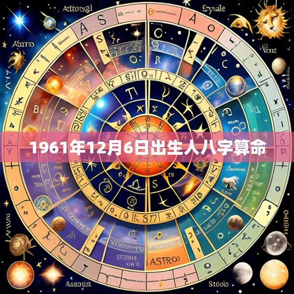 1961年12月6日出生人八字算命