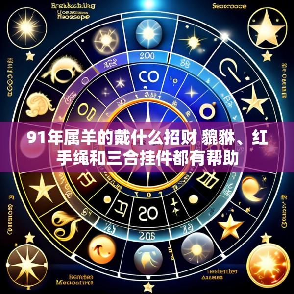 91年属羊的戴什么招财 貔貅、红手绳和三合挂件都有帮助