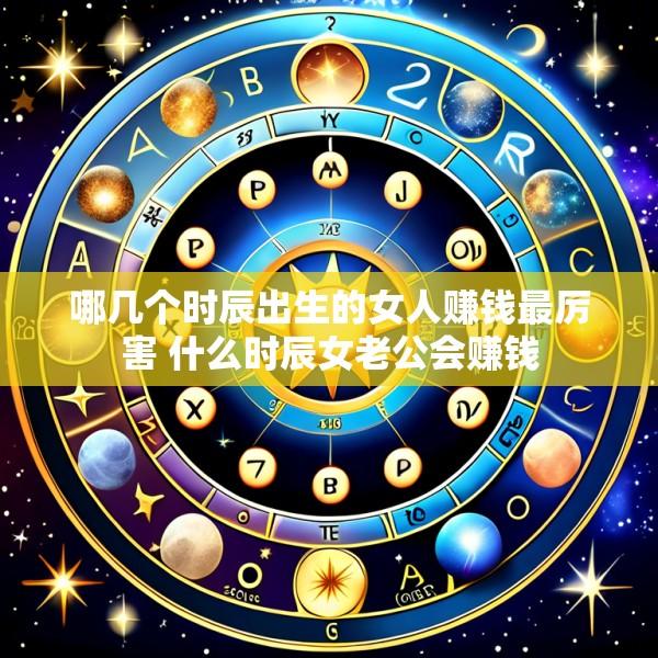 哪几个时辰出生的女人赚钱最厉害 什么时辰女老公会赚钱