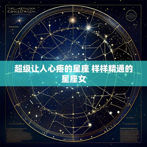 超级让人心疼的星座 样样精通的星座女
