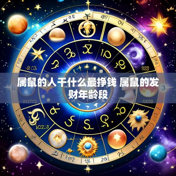 属鼠的人干什么最挣钱 属鼠的发财年龄段